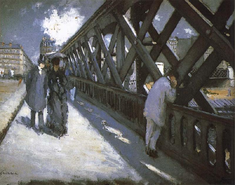 Gustave Caillebotte Study of pier oil painting image